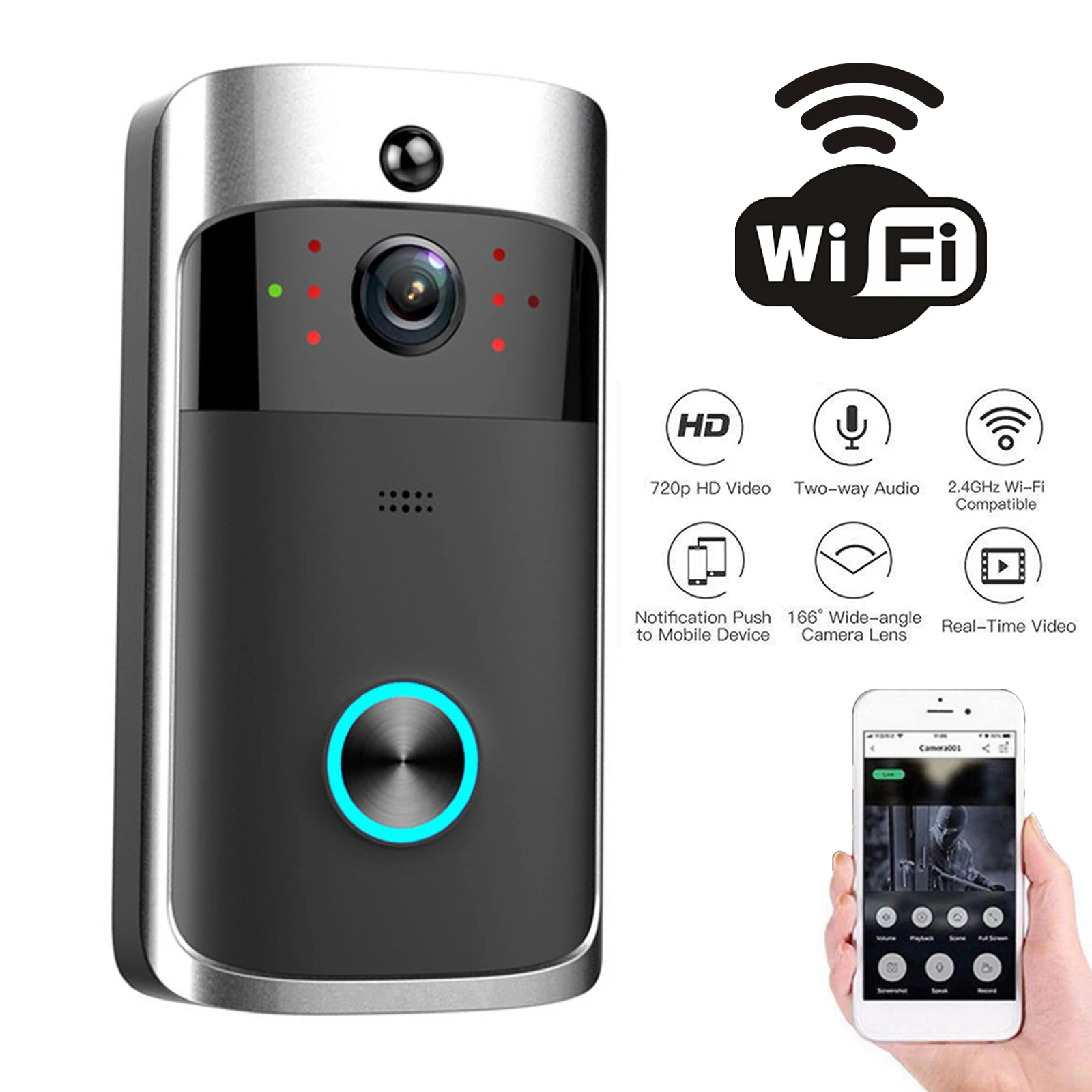 Home Security Monitoring System - 2026 NEW V5 Video Door Bell
