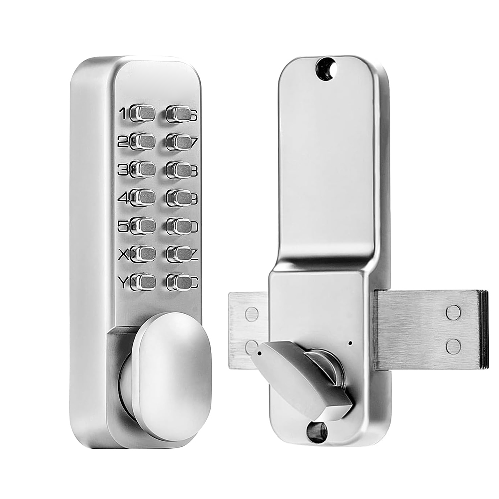 Home Security Gate - Mechanical Keypad with Adjustable Thumb Knob,
