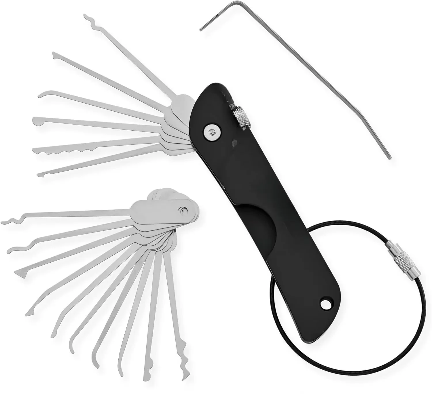 Lock Picking Set - 21pcs Compact Lock Picking Set Rust-resistant