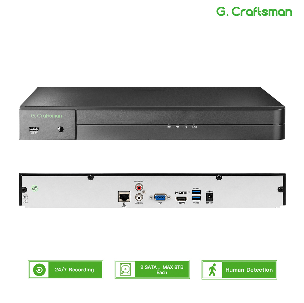Home Security Camera - UNI 32CH NVR 12MP Security Recorder