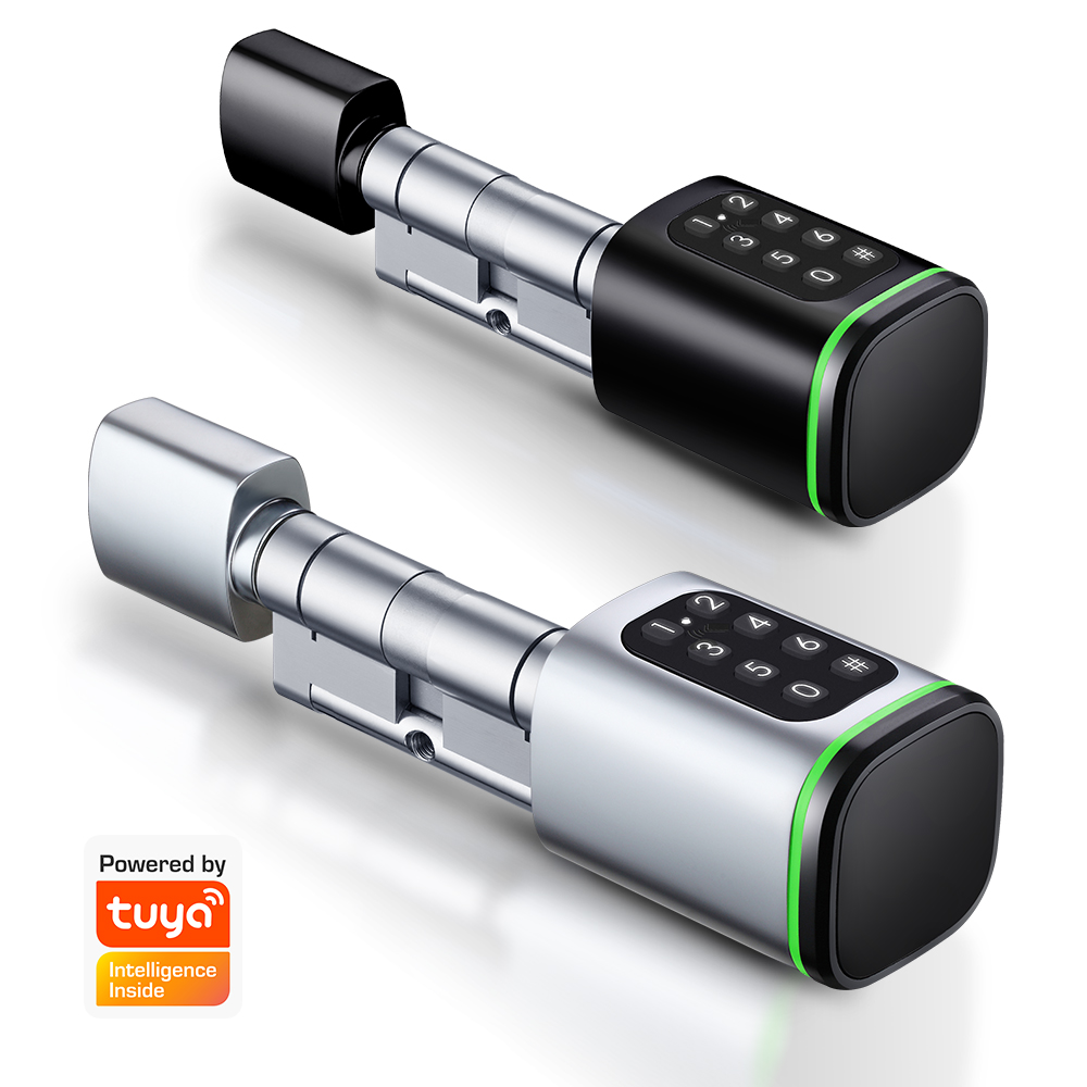 Home Security Tips - Smart Cylinder Lock Tuya 60-90mm Electric