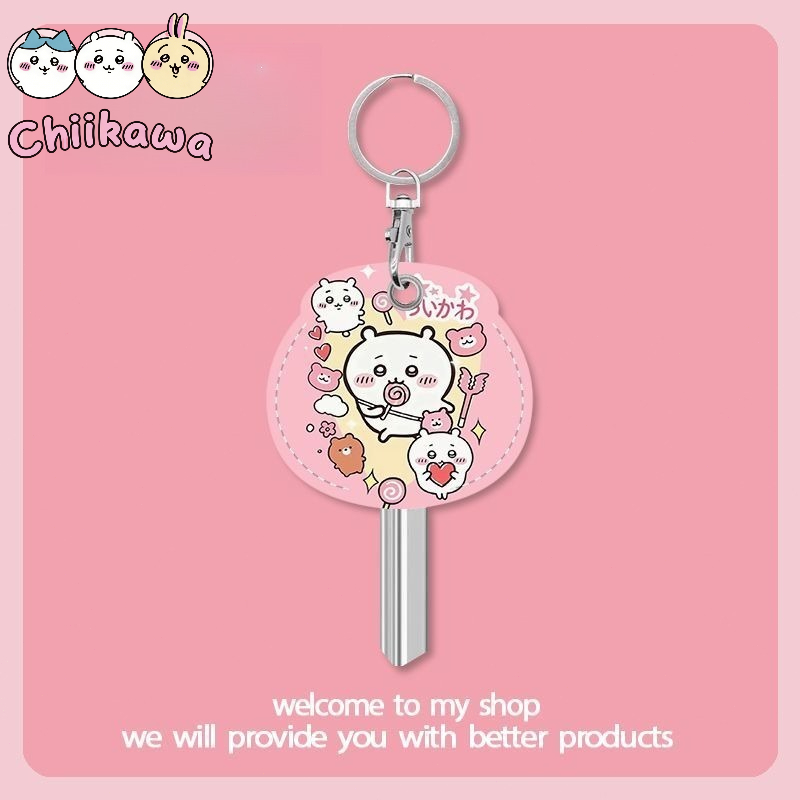 Home Security Gate - Chiikawa Cute Cartoon Hachiware Key Protection
