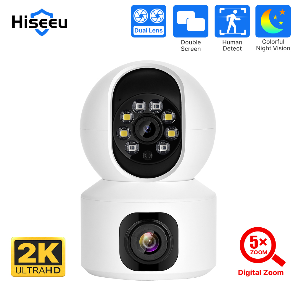 Hiseeu 2K 4MP PTZ IP Camera WI - Home Security Blink review and price