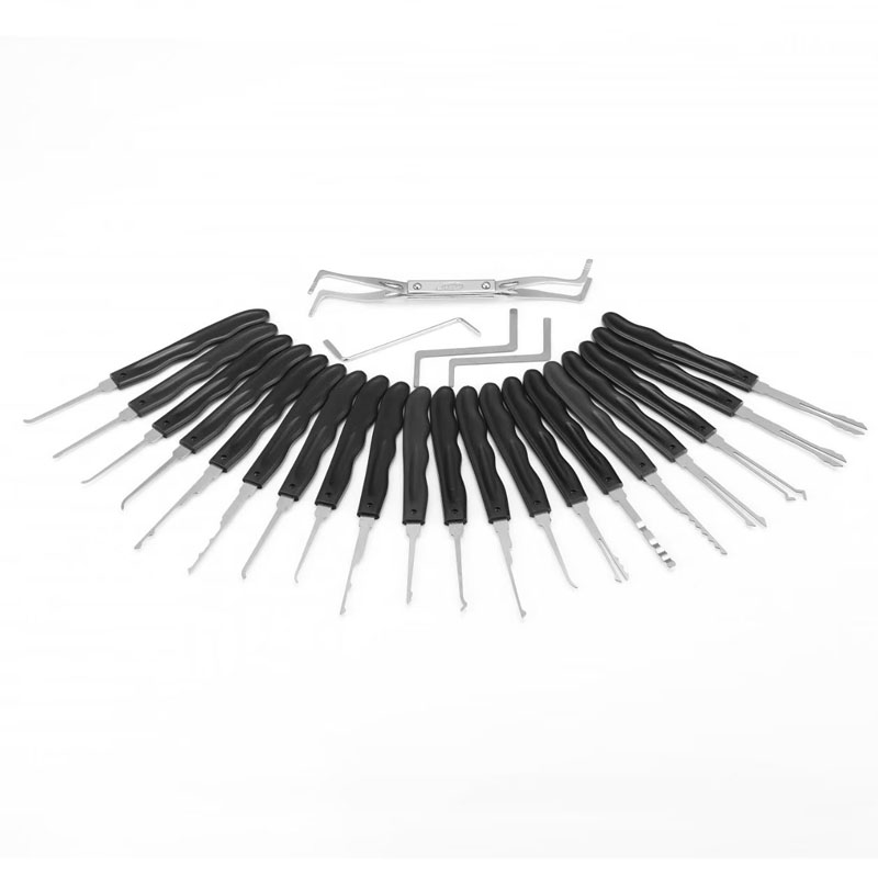 24PCS Titanium-Plated Car Unlo - Lock Picking Set review and price