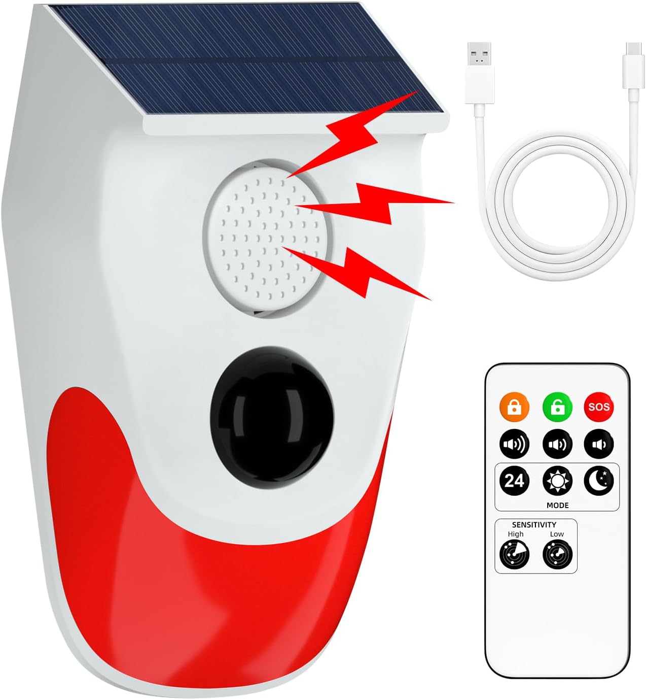 Solar Motion Sensor Outdoor Al - Home Security Blink review and price