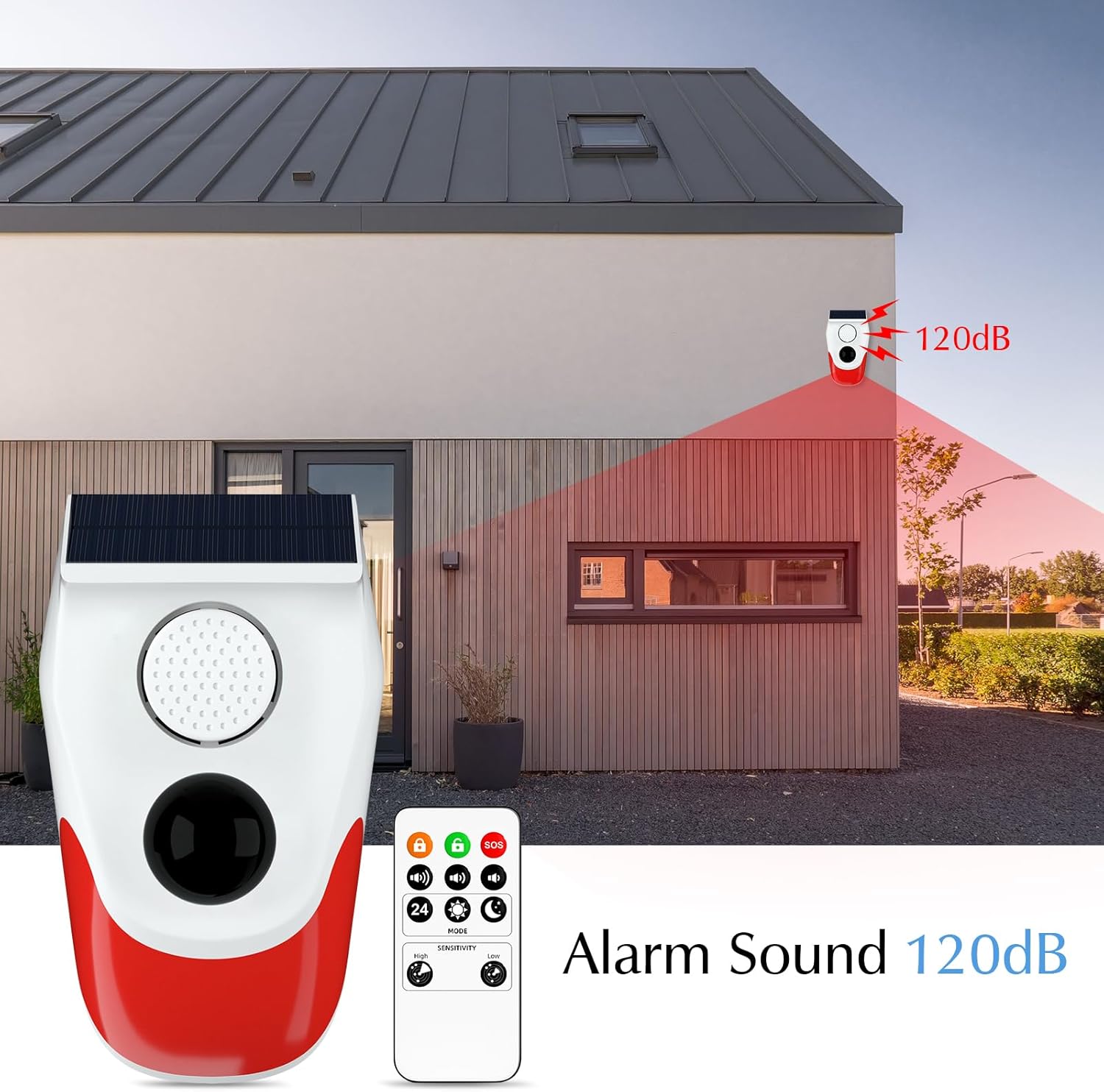 Solar Motion Sensor Outdoor Al - Home Security Blink review and price