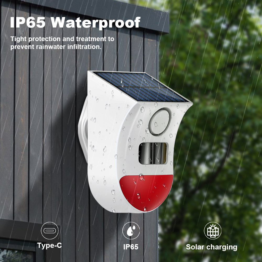 Tuya Zigbee Solar Siren Alarm  - Home Security Tips review and price