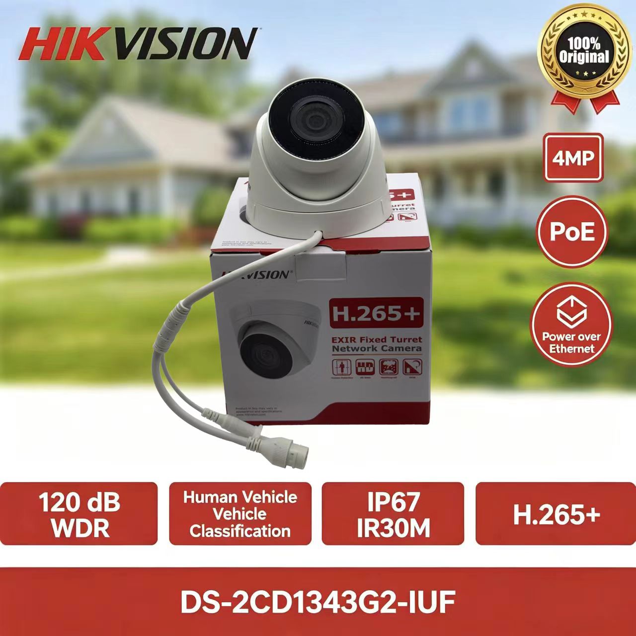 Hikvision DS-2CD1343G2-IUF 4MP - Home Security Hikvision review and price