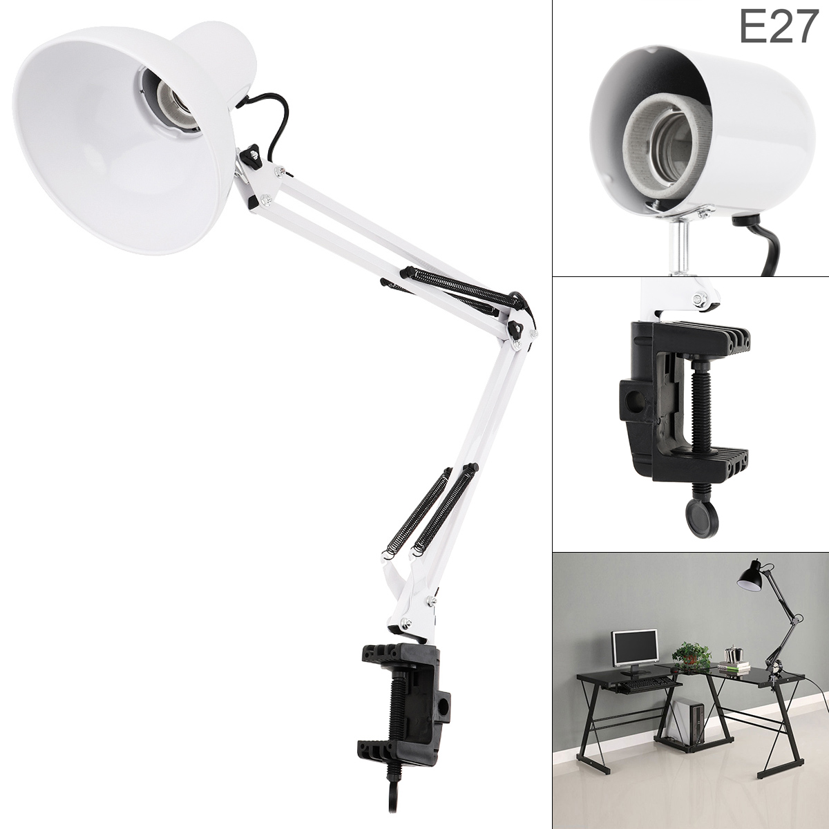 Swing Arm Desk Eye Protection  - Home Security Blink review and price