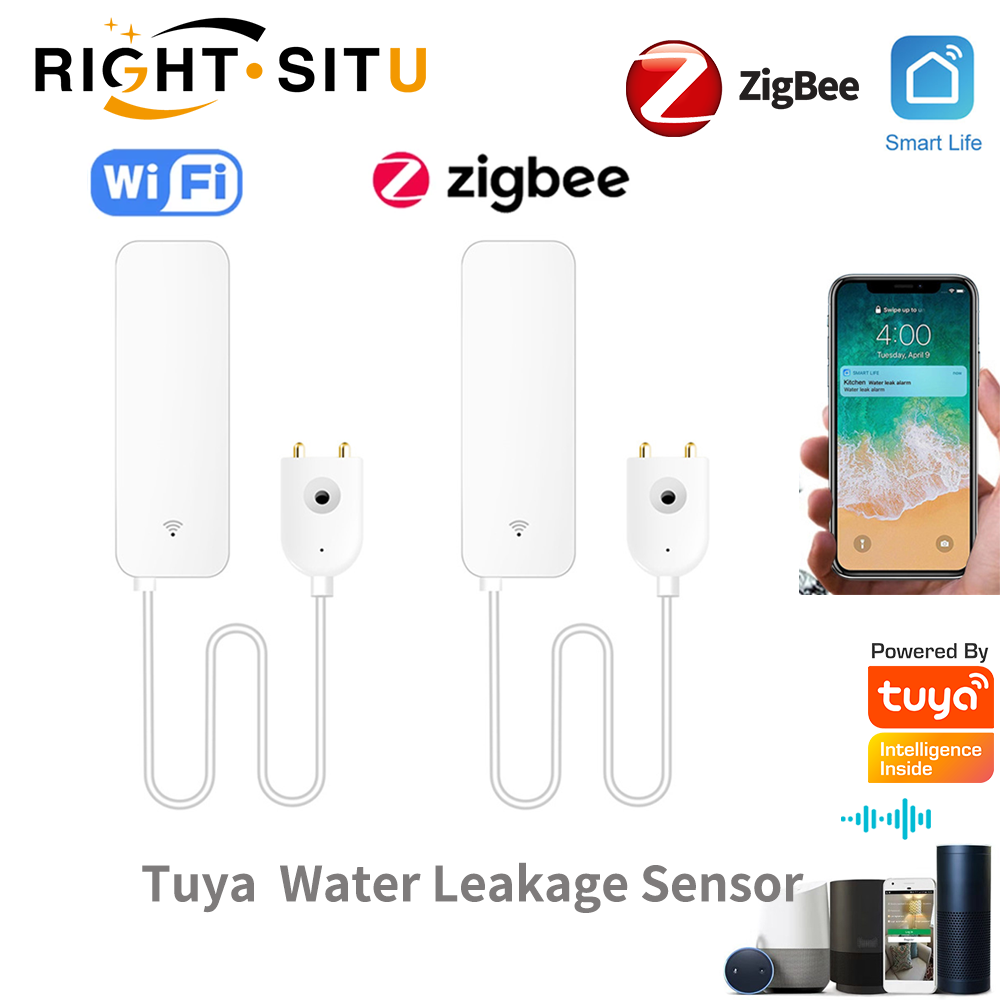 Tuya WiFi Water Leak Sensor, W - Home Security App review and price