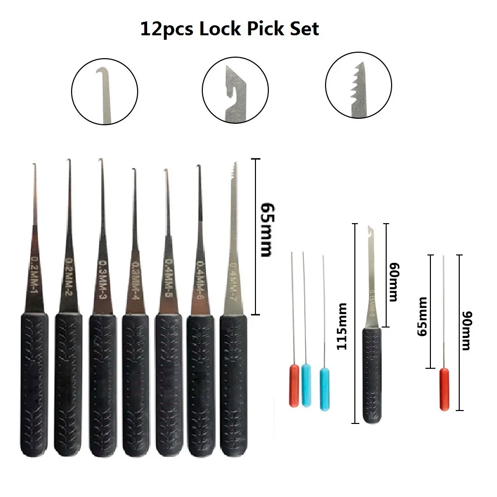 5IN1 Broken lock take out tool - Lock Picking Set review and price