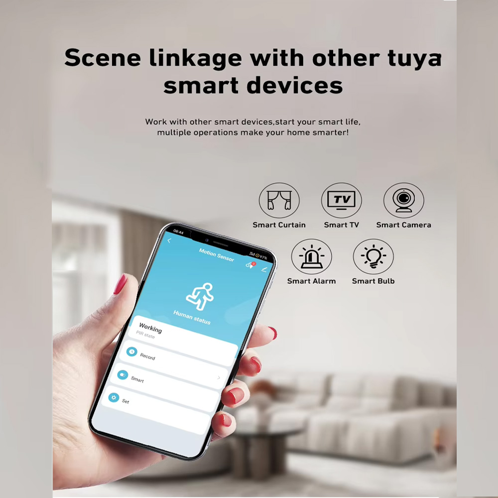 Smart PIR Motion Sensor WiFi Z - Home Security App review and price