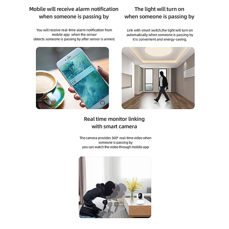 Smart PIR Motion Sensor WiFi Z - Home Security App review and price