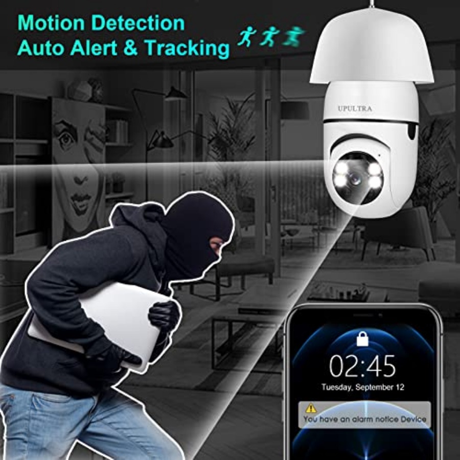 Light Bulb 1080P Security Wire - Home Security Camera review and price