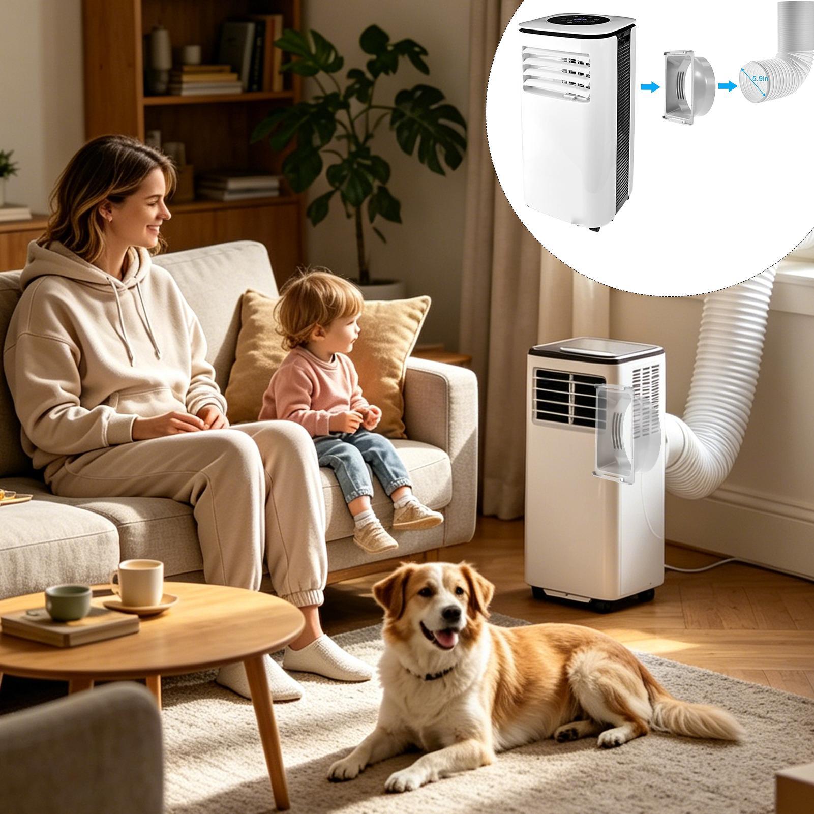 5.9 Inch Square Ac Exhaust Hos - Home Security Youtube review and price