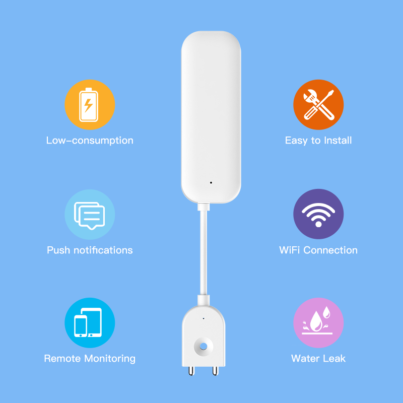 Tuya WiFi ZigBee Water Sensor  - Home Security App review and price