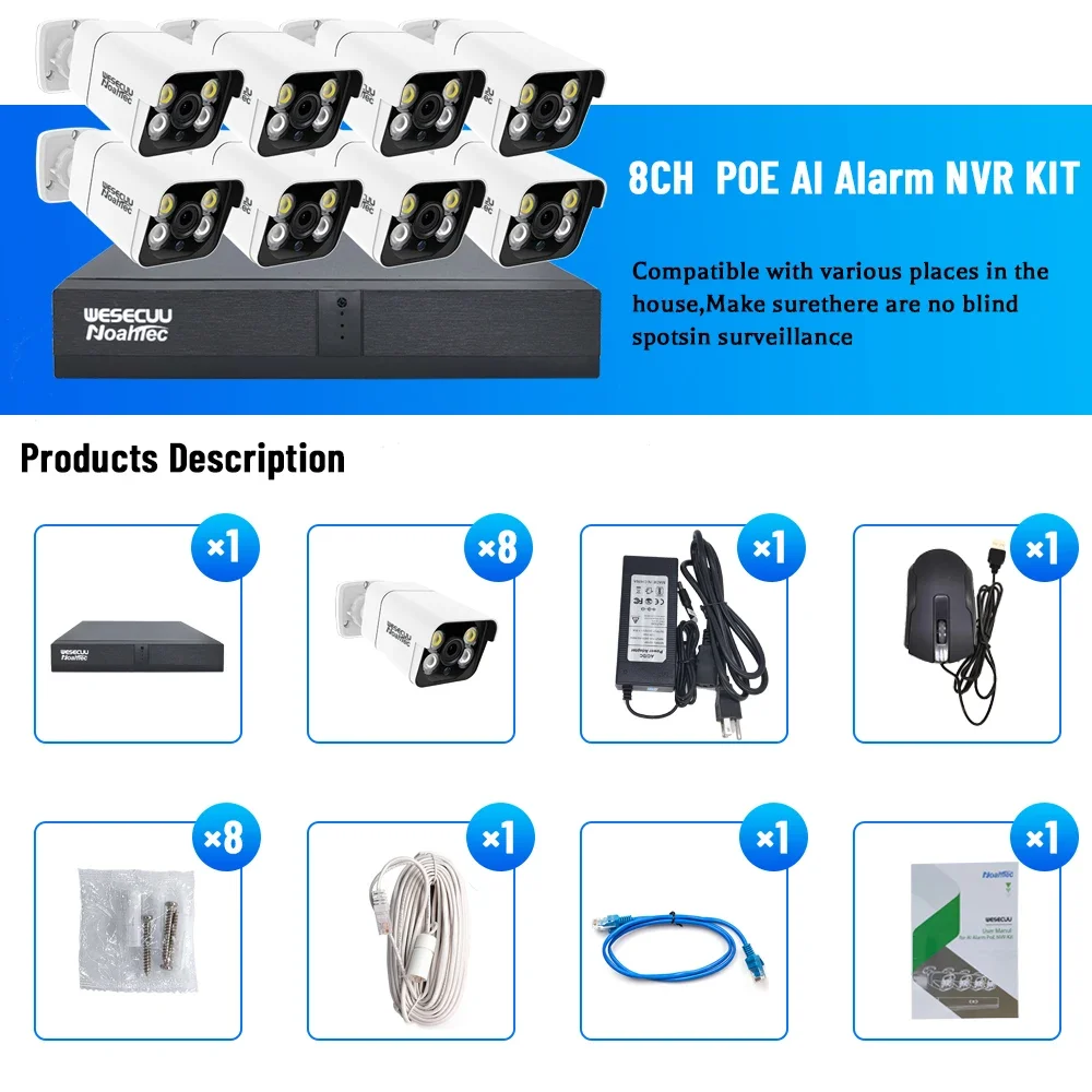 Manufacturer 5mp 4k 8mp 4 8 16 - Home Security And Camera Systems review and price
