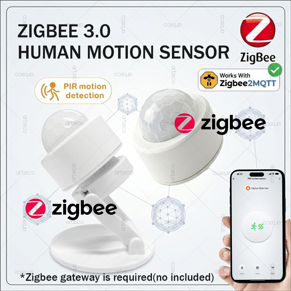 Zigbee 3.0 Mini PIR Motion Sen - Home Security Tools review and price