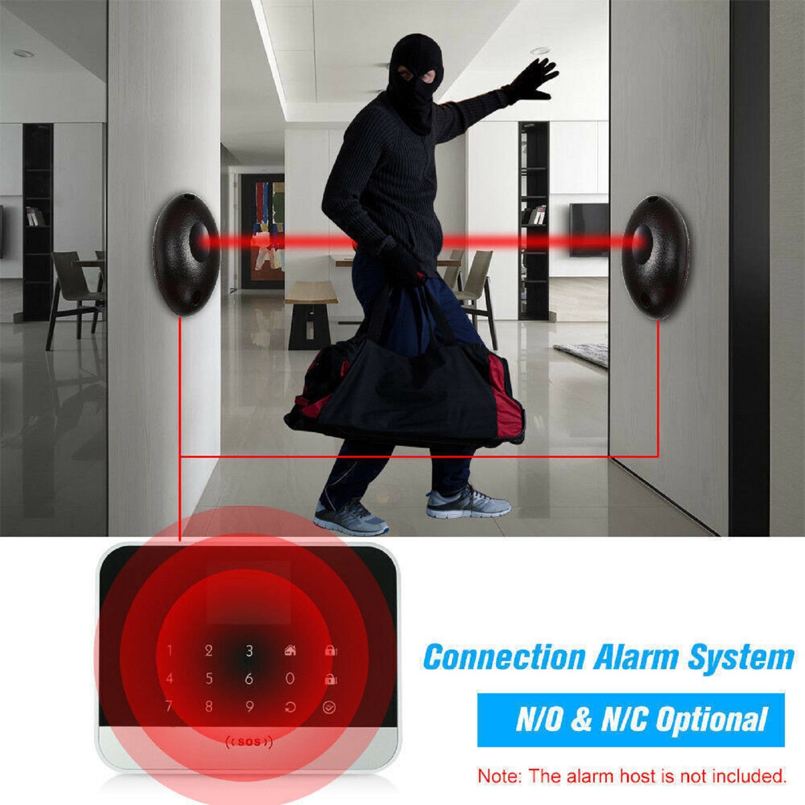 20m Waterproof Active Photoele - Home Security Laser System review and price