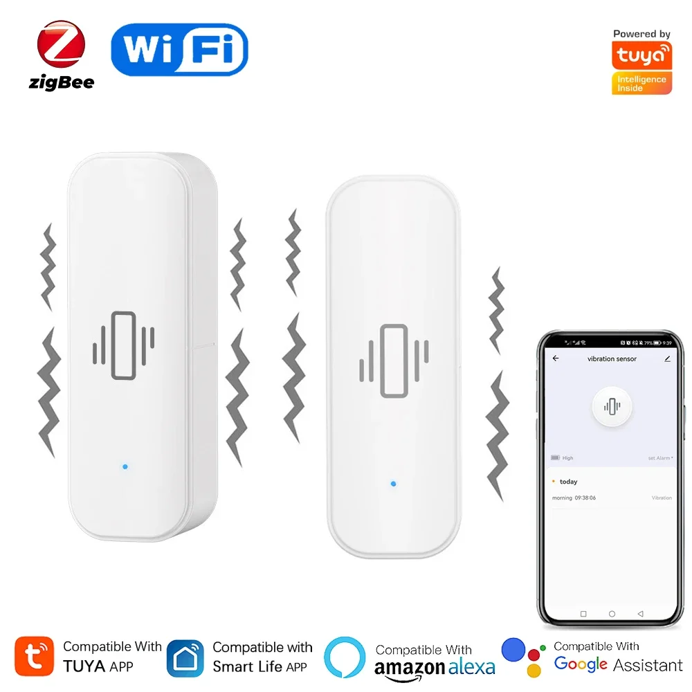 Tuya WiFi/Zigbee Smart Vibrati - Home Security App review and price