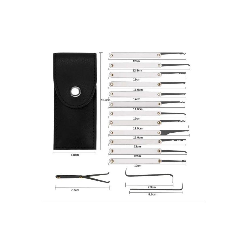 15pcs Kit Multi functional Too - Lock Picking Set review and price