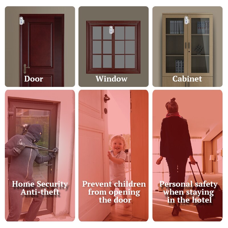 KERUI 120DB Wireless Door/Wind - Home Security Blink review and price