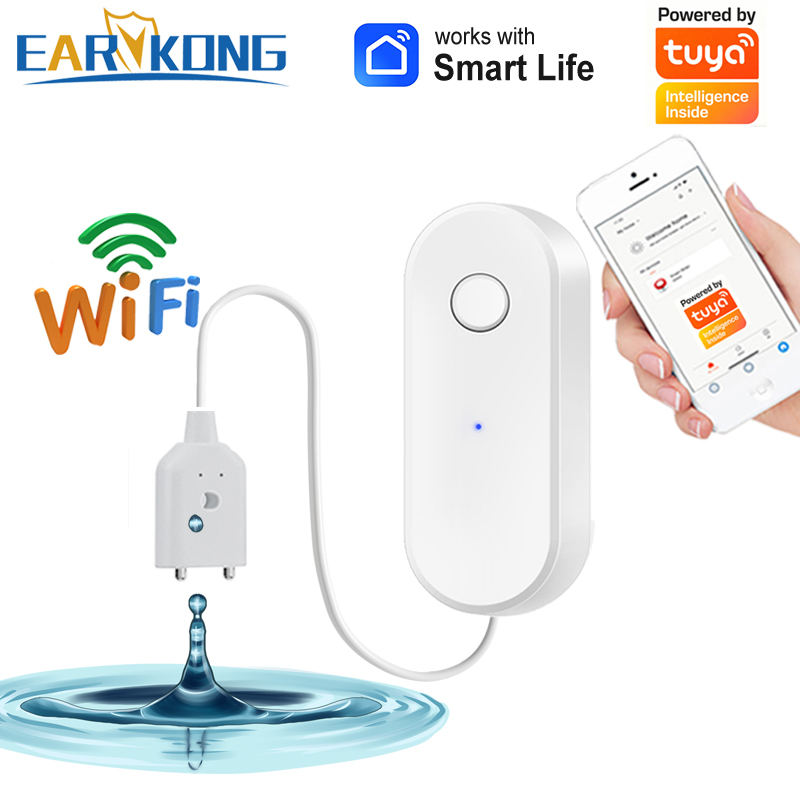 Tuya WiFi Smart Water Leak Sen - Home Security App review and price
